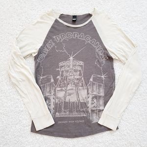 Men's Obey Long Sleeve Shirt Size Medium